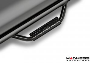 Ford Bronco Side Steps - 4 Door - 3" Nerf Step Bars - Gloss Black - N Fab 